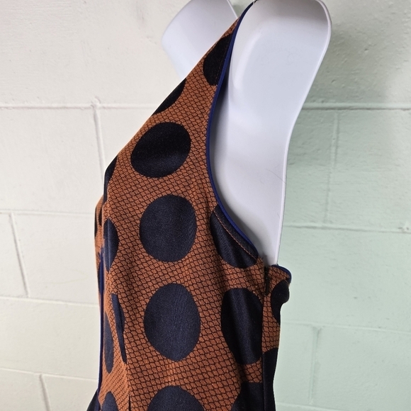 Anthropologie Maeve Rokin circle sleeveless criss cross sheath dress - Picture 7 of 11